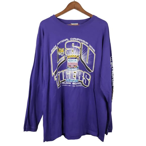 2004 LSU Tigers NFC Champs Sugar Bowl Graphic Tee - XXL - Picture 1 of 4